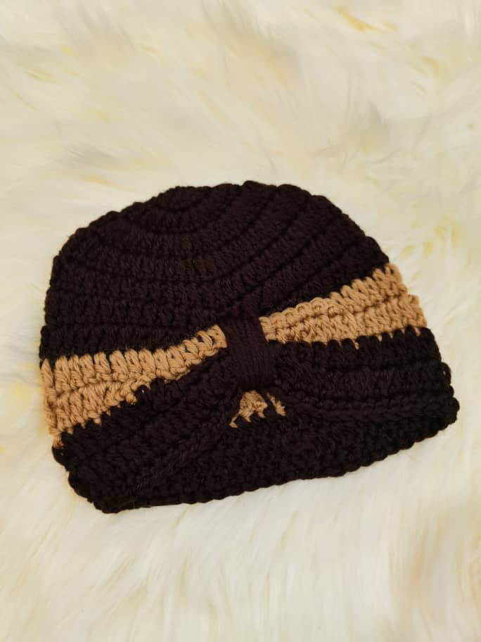 100% Handmade Knit Turban (Toddler) - Plain Series