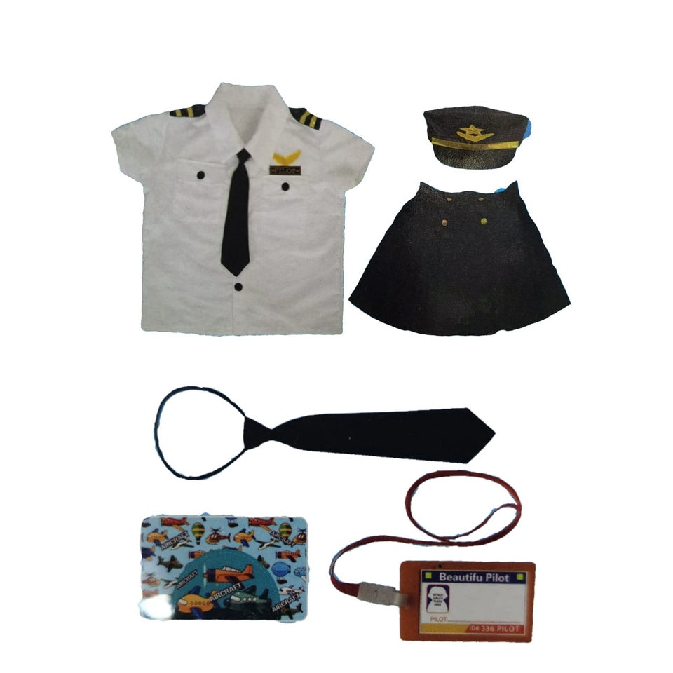 [SK Shoppe] Costume Occupation Kids Unisex [Free Size] (Doctor,Worker,Nurse,Air Stewardess,Police,Firefighter,Navy,Pilot