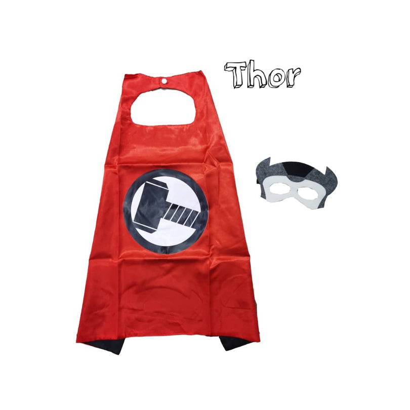 Super Hero Cape with Mask (Kids Party)