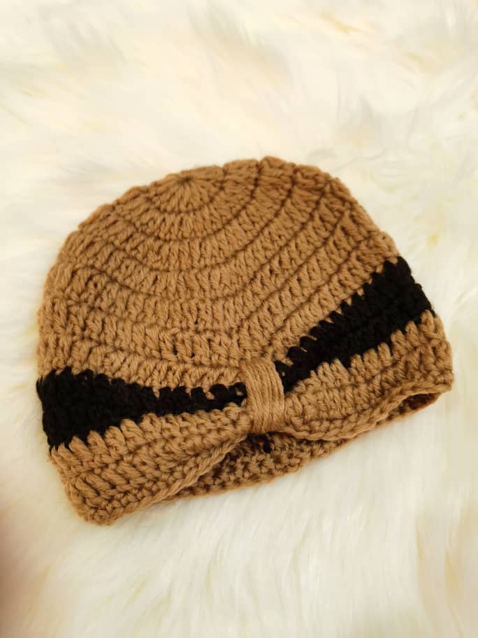 100% Handmade Knit Turban (Toddler) - Plain Series