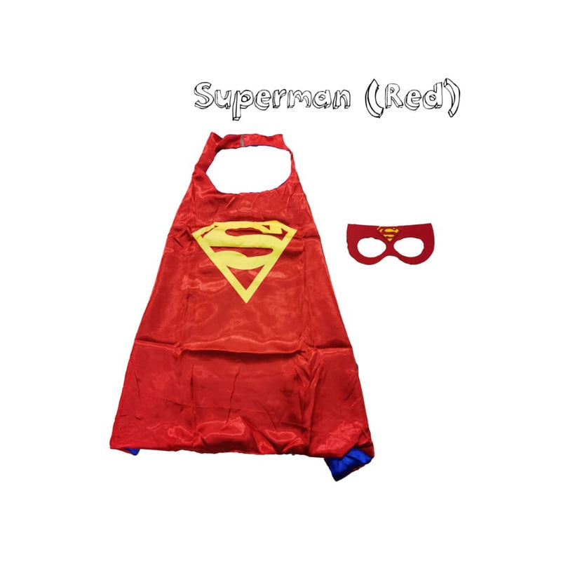 Super Hero Cape with Mask (Kids Party)