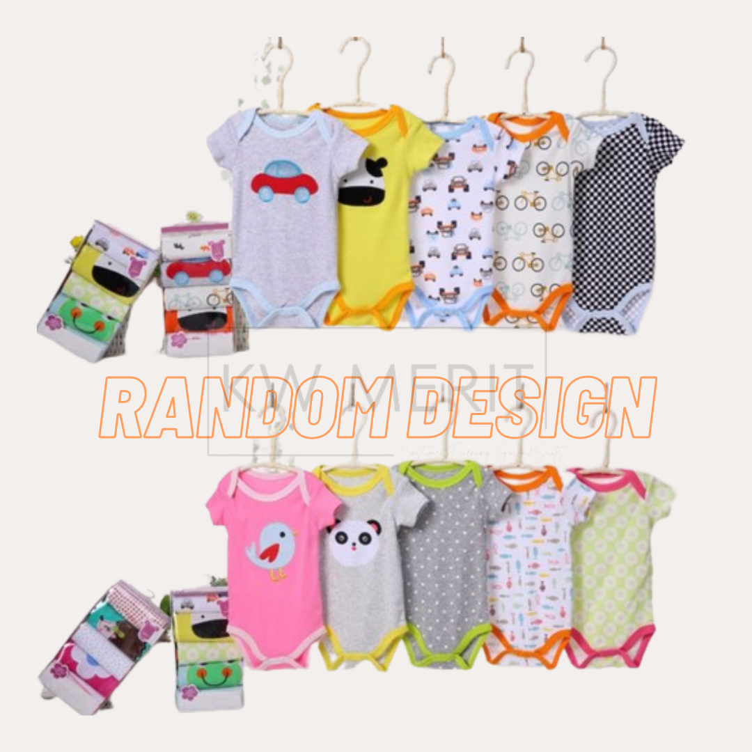 [Kiddiony] Baby Rompers 5pcs Set