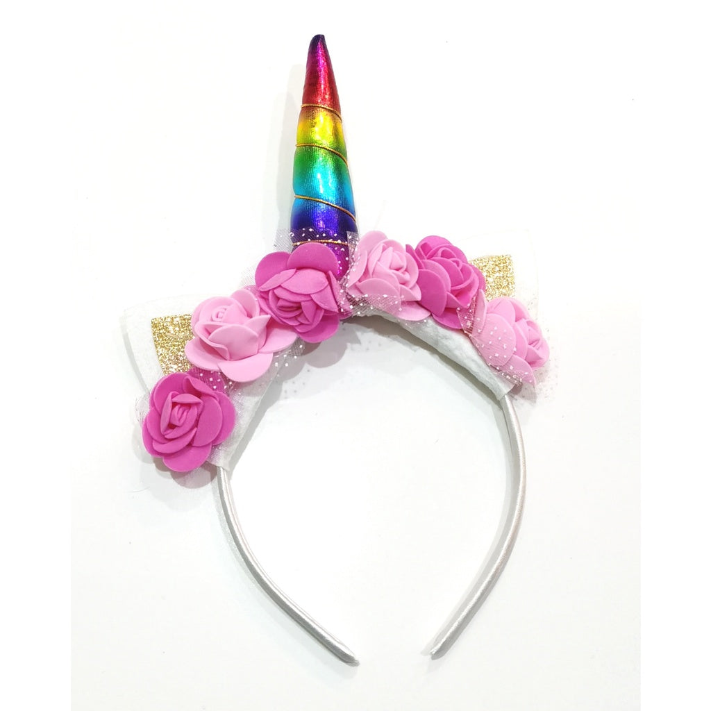 Unicorn Hairband (6 Flower) (Kids)