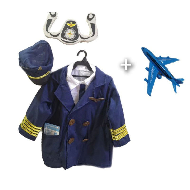 [SK Shoppe] Costume Occupation Kids Unisex [Free Size] (Doctor,Worker,Nurse,Air Stewardess,Police,Firefighter,Navy,Pilot