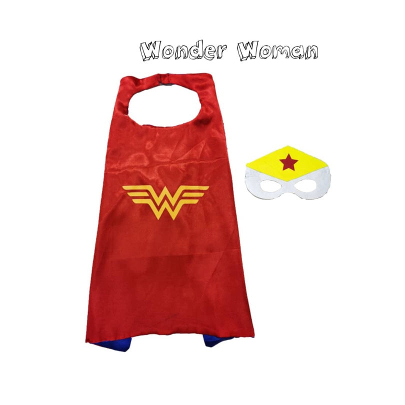 Super Hero Cape with Mask (Kids Party)