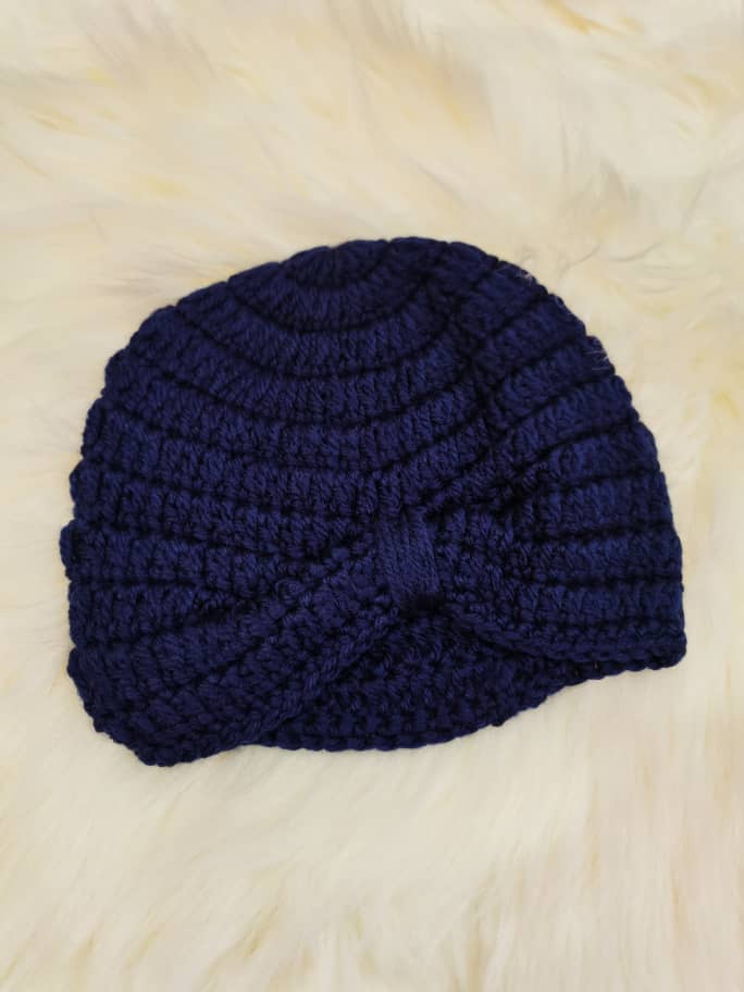 100% Handmade Knit Turban (Toddler) - Plain Series