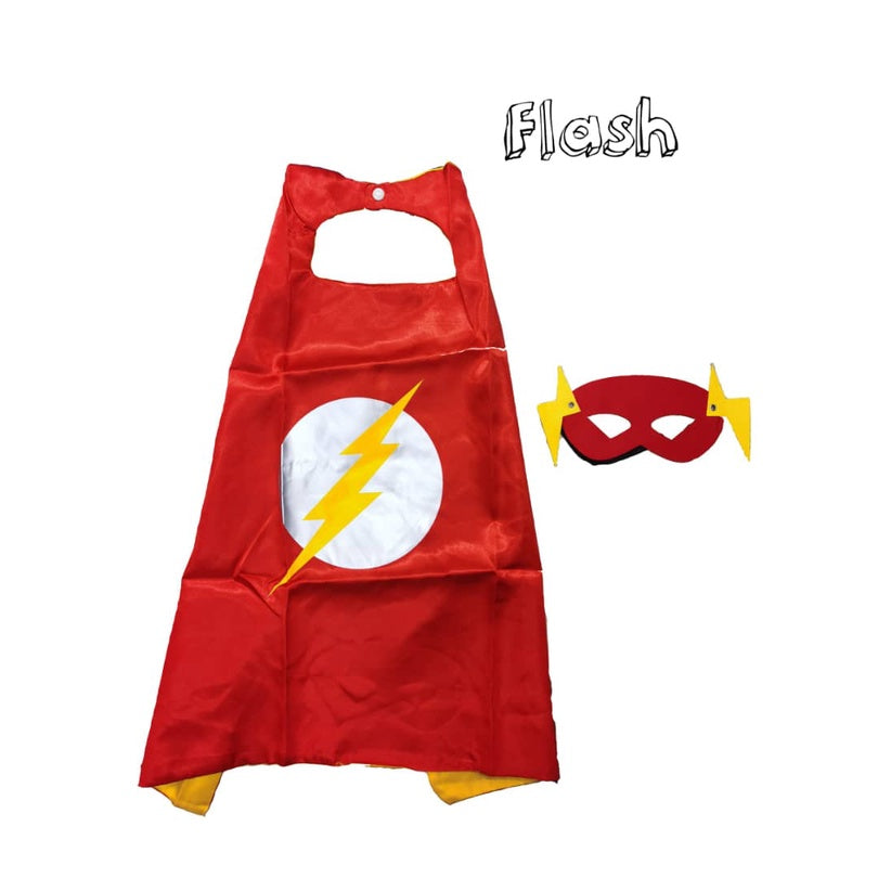 Super Hero Cape with Mask (Kids Party)