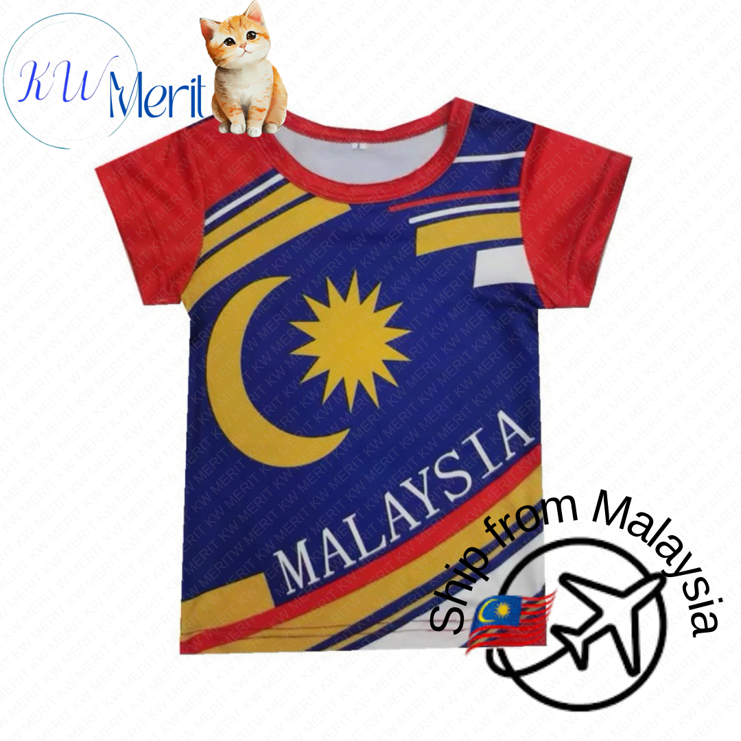 [KW Merit] Baju Merdeka Baju Melayu Baju Kurung Budak Hari Malaysia Hari Merdeka Event Children Kids