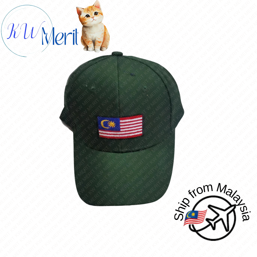 Topi Camouflage Kids Unisex Cap Malaysia (Model Airforce, Askar, Pilot, Police, SWAT, Army) untuk Hari Malaysia dan Merdeka