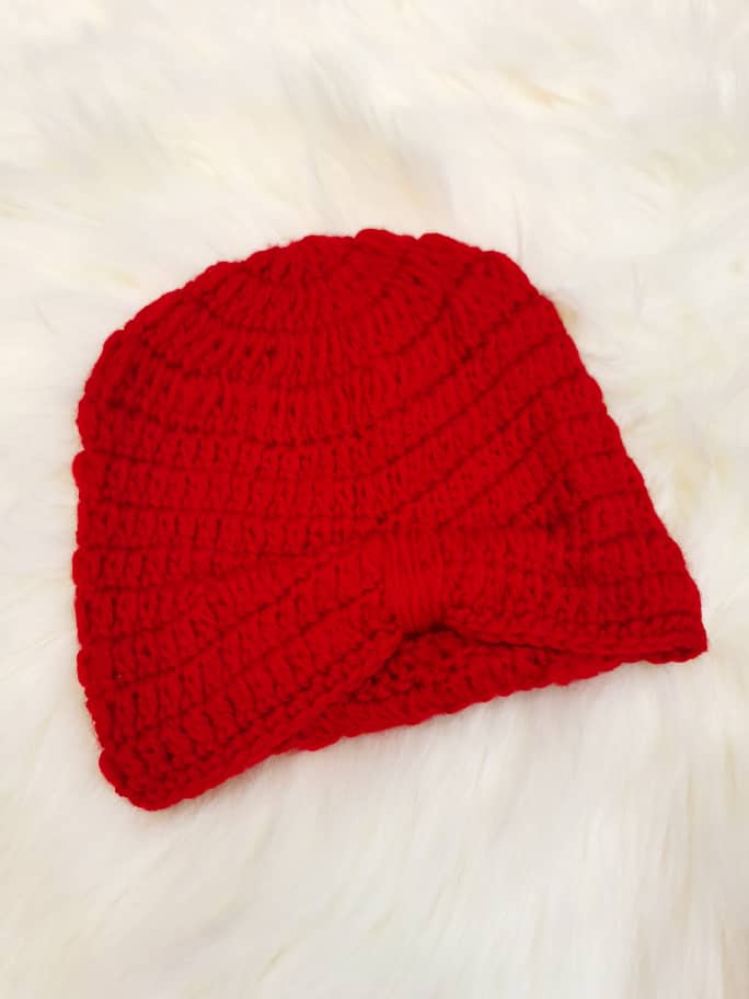 100% Handmade Knit Turban (Toddler) - Plain Series