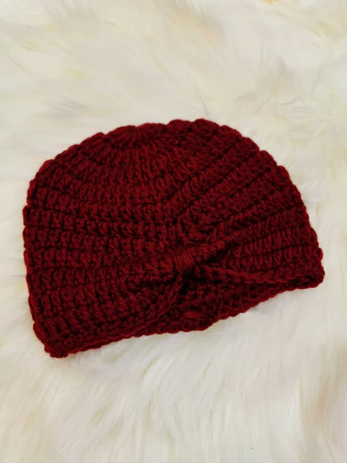 100% Handmade Knit Turban (Toddler) - Plain Series