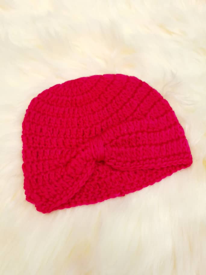 100% Handmade Knit Turban (Toddler) - Plain Series