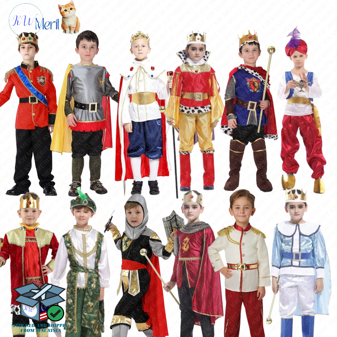 Costume Prince/King/Aladdin(Kids and Adults)