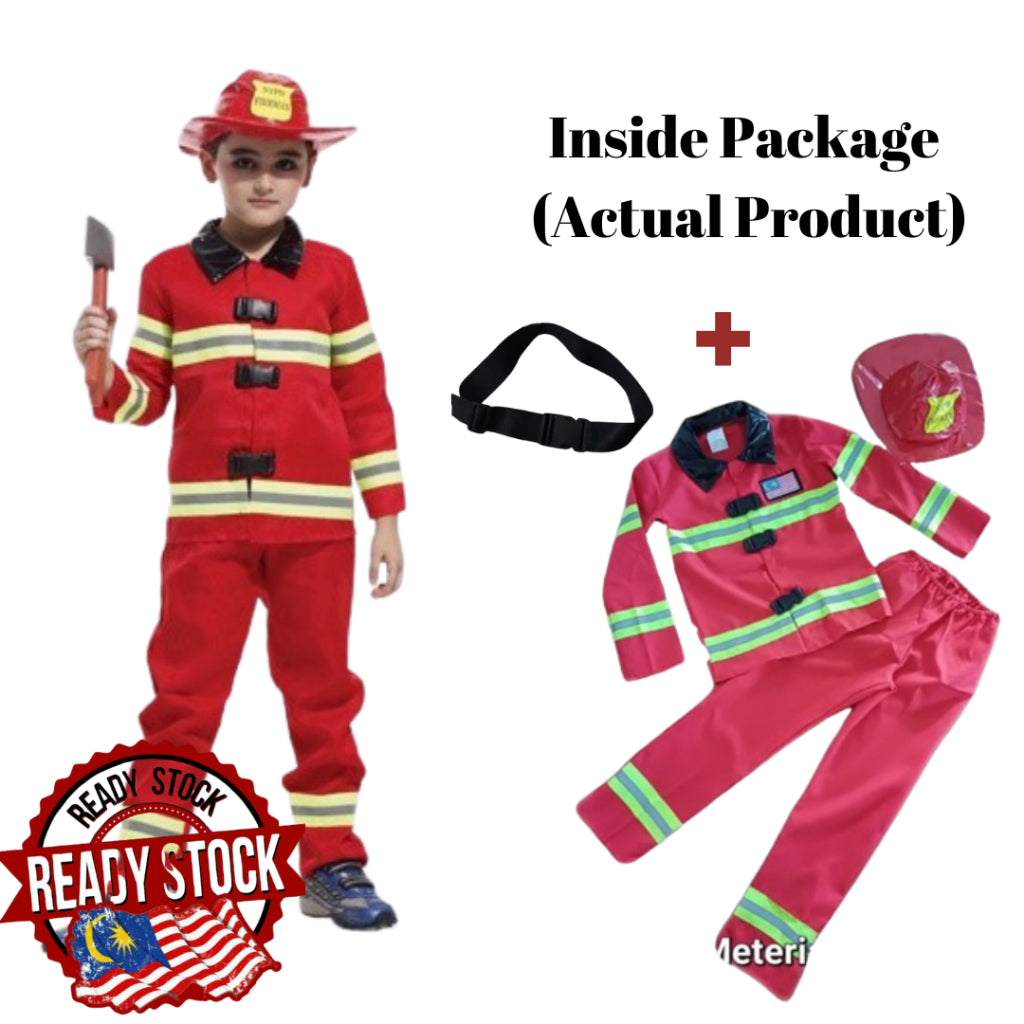 Kids Occupation Costumes Baju Cita-cita Budak[Doctor,Surgeon,Astronaut,Fireman,Police,Soldier,Racer,Chef,SWAT]