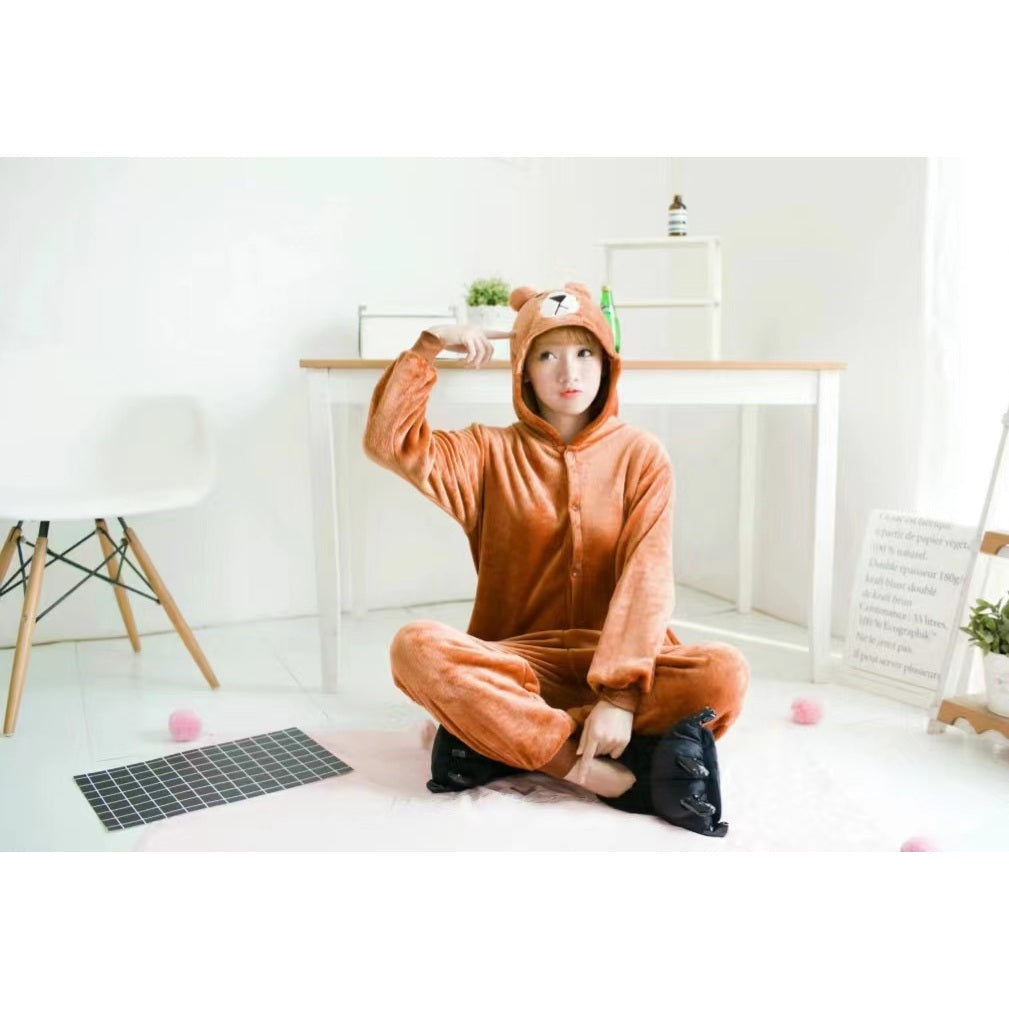 Kigurumi Onesies Adult Animal Cartoon Pajamas Jumpsuit Girls Boys Cosplay Costumes