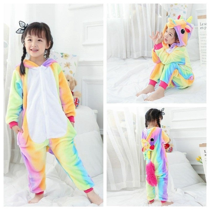 Costume Unicorn, Dinosaur, Lion, Tiger, Leopard, Deer Kids Cosplay Event Party Halloween