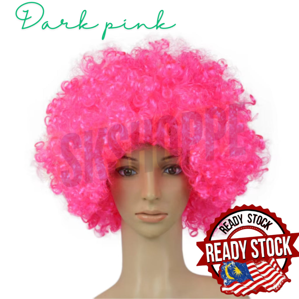 Kids Anime Football Fan Wig Cheap African Clown Wig Party Synthetic Halloween Carnival Hair Wednesday Goku Mermaid