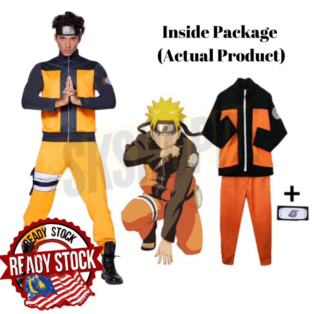 Halloween costume kids & Adult Naruto Hokage Akatsuki Cosplay Cloak Child Uzumaki Accessories Headband Ring Itachi Kunai