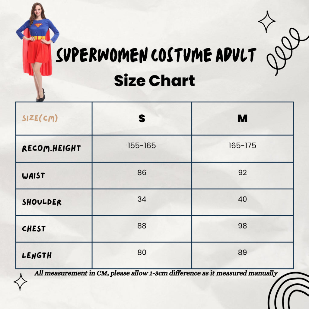 Costume Super hero, Wonder girl , super Girl , super-man,Captain Girl, Spider Girl, Bat girl (Adult) Muscle Version