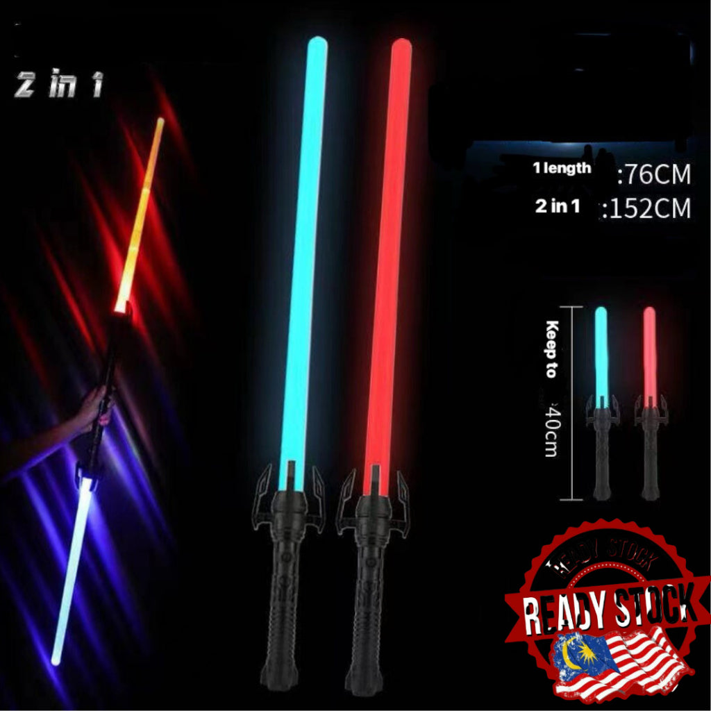 LED Light samuraii light sworrd kids cosplay costume props event halloween party light saber starwar