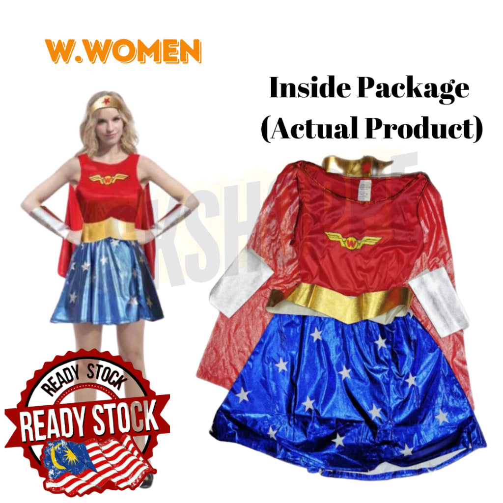 Costume Super hero, Wonder girl , super Girl , super-man,Captain Girl, Spider Girl, Bat girl (Adult) Muscle Version