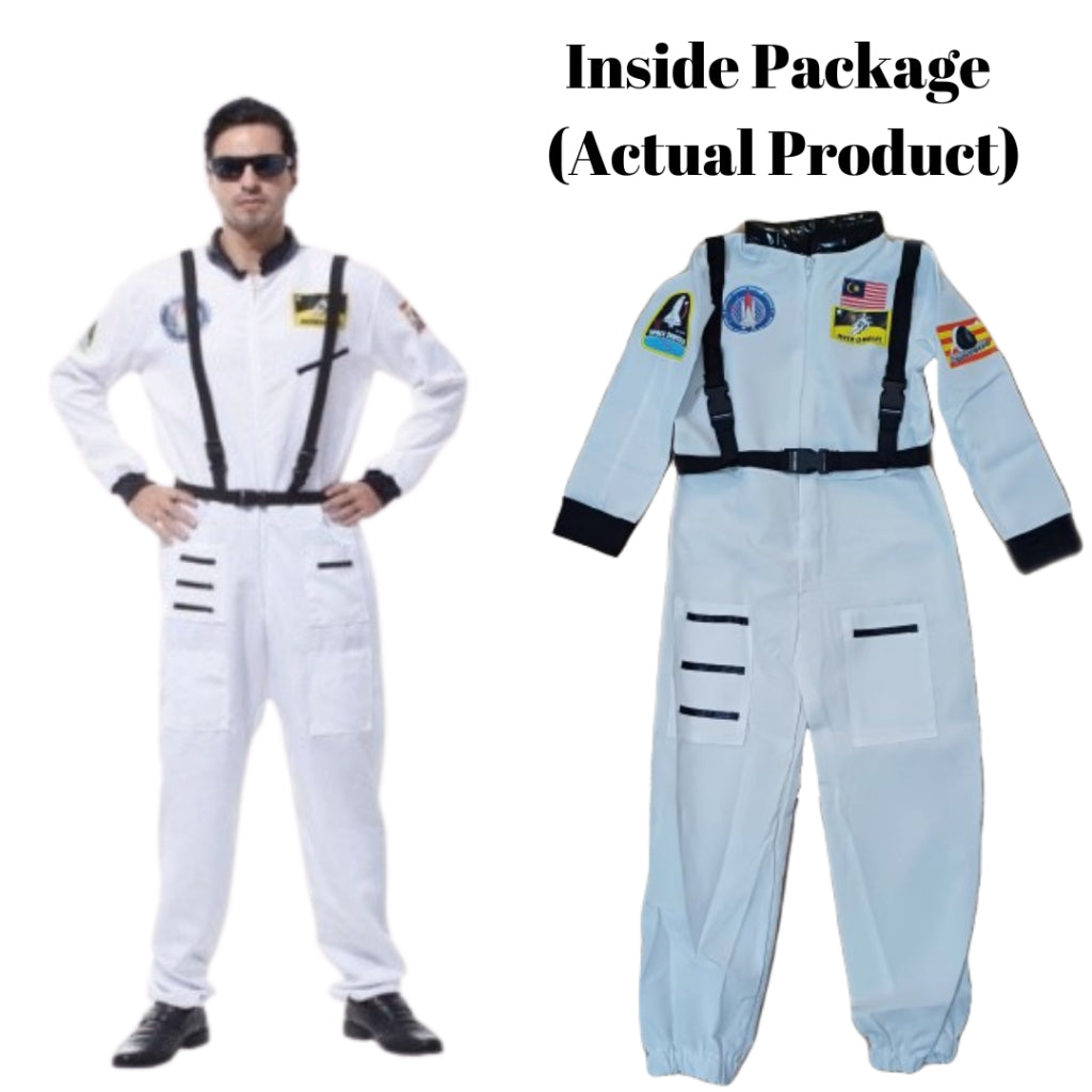 Kids & Adult Astronaut Costume Cosplay Event Party Halloween Occupation Career Kerjaya Angkasawan Appollo