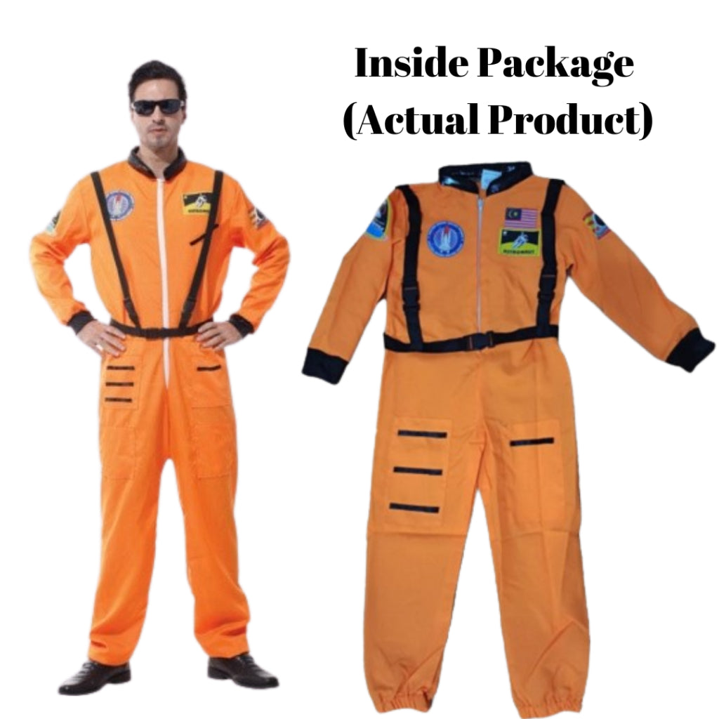 Kids & Adult Astronaut Costume Cosplay Event Party Halloween Occupation Career Kerjaya Angkasawan Appollo