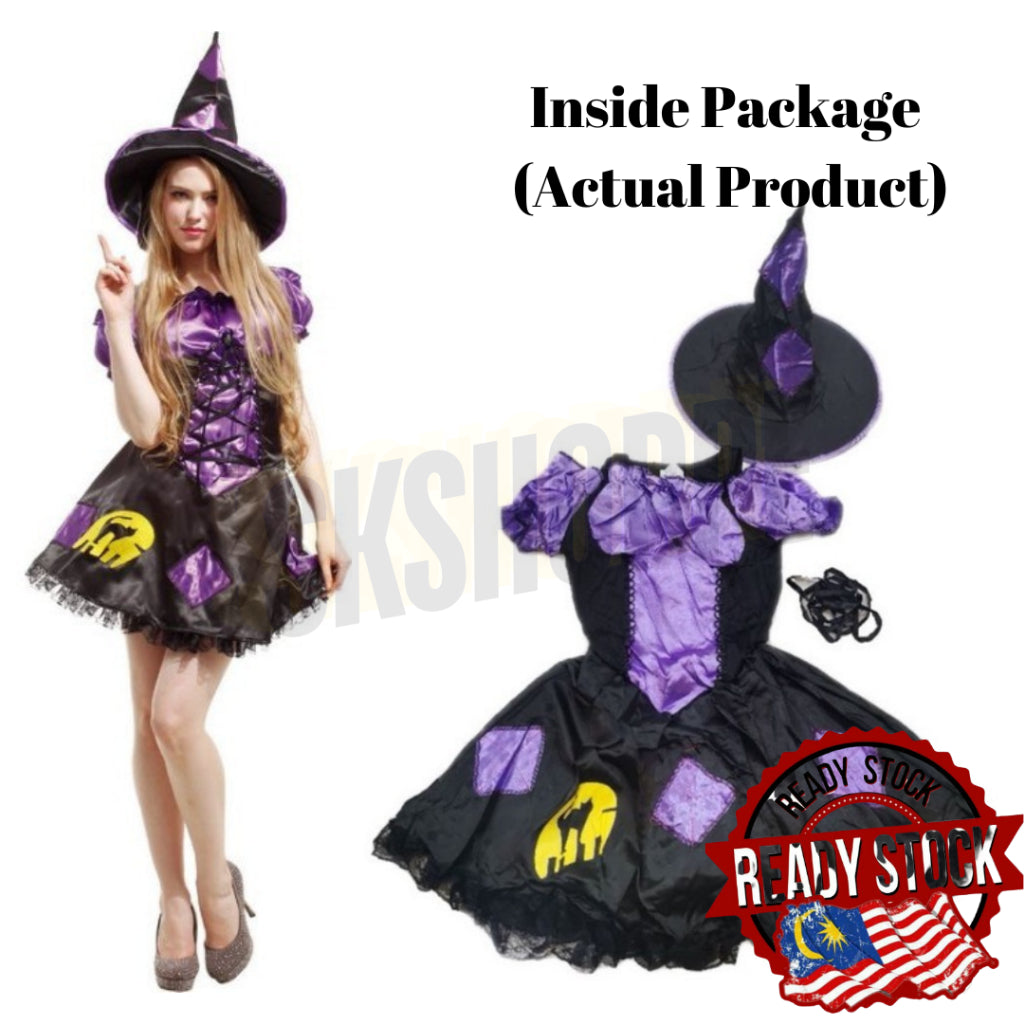 Little Witch and Halloween Girl Red Skeleton Costumes Kids Cosplay Event Party