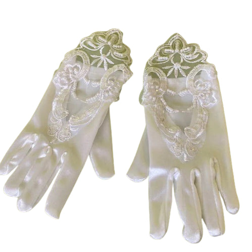 Ready Stock Princess Kids Girl Glove Event Party Various Design Mesh