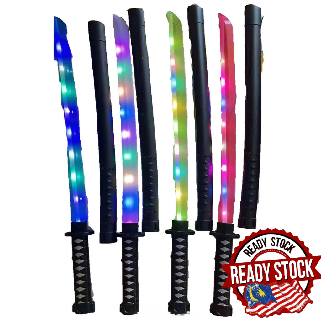 LED Light samuraii light sworrd kids cosplay costume props event halloween party light saber starwar