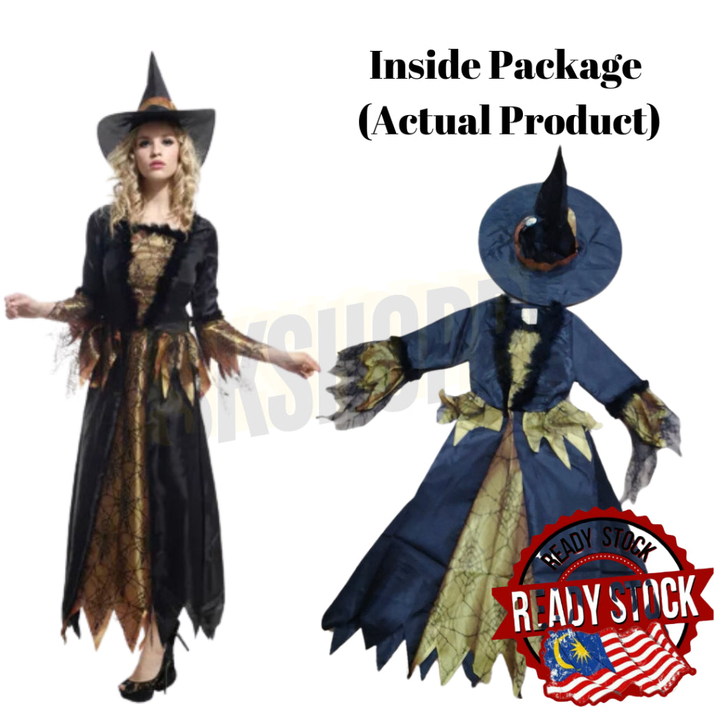 Little Witch and Halloween Girl Red Skeleton Costumes Kids Cosplay Event Party