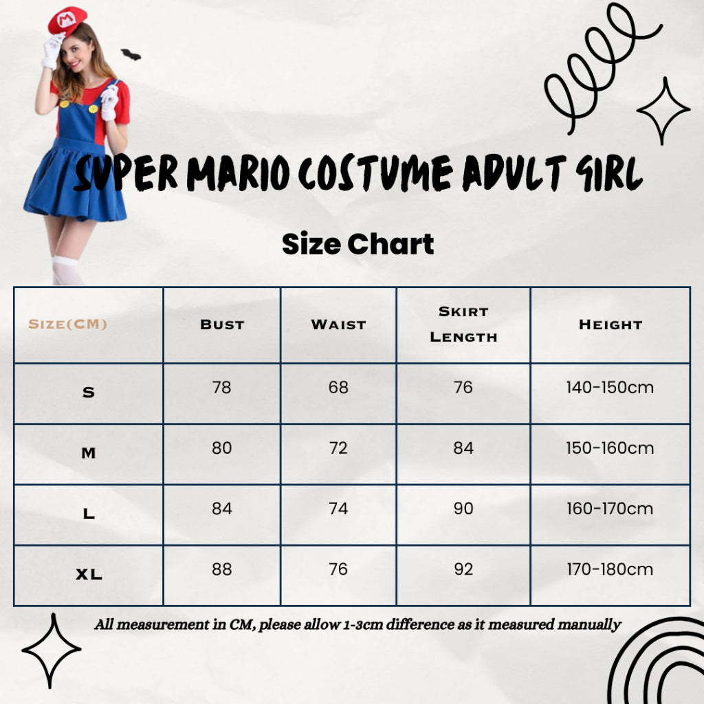 Kids & Adults Super Mario Costumes Halloween Party MARIO & LUIGI Cosplay Jumpsuits Performance Cosplay Event Party