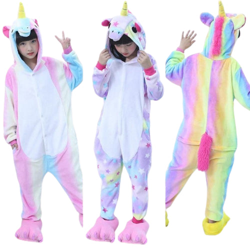 Costume Unicorn, Dinosaur, Lion, Tiger, Leopard, Deer Kids Cosplay Event Party Halloween