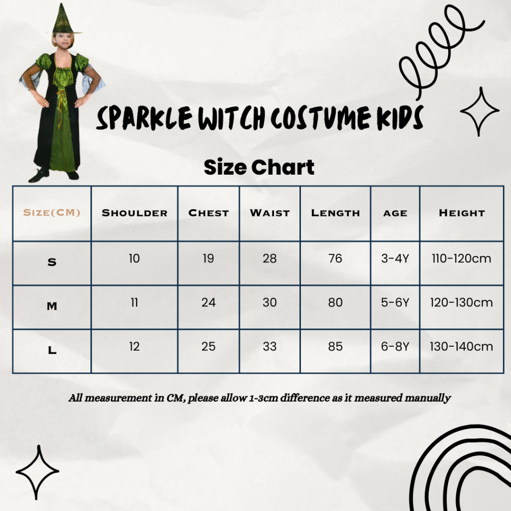 Little Witch and Halloween Girl Red Skeleton Costumes Kids Cosplay Event Party