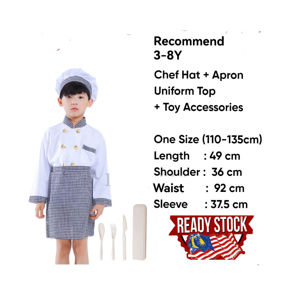 [SK Shoppe] Costume Occupation Kids Unisex [Free Size] (Doctor,Worker,Nurse,Air Stewardess,Police,Firefighter,Navy,Pilot