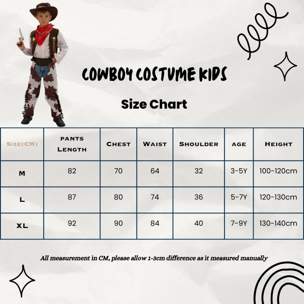 Western Cowboy Toystory Costume Cosplay Cartoon Toddler Cowboy Costume Halloween Birthday西方牛仔 Malaysia Ready Stock