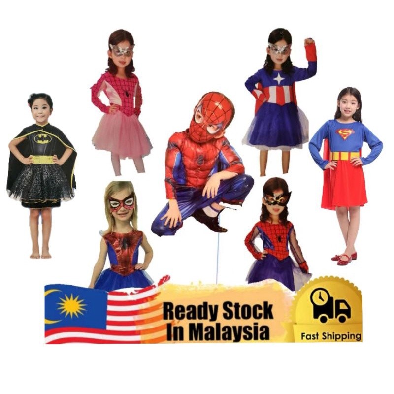 Costume Superhero Big Cutting Various Design [Spiderman, Transformer, Ironman, Captain America]