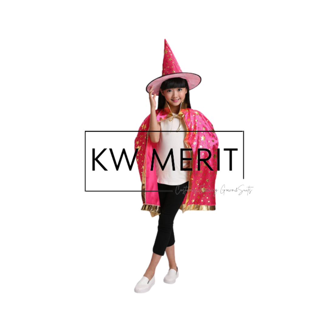 Halloween Kids Colorful Shining Cape