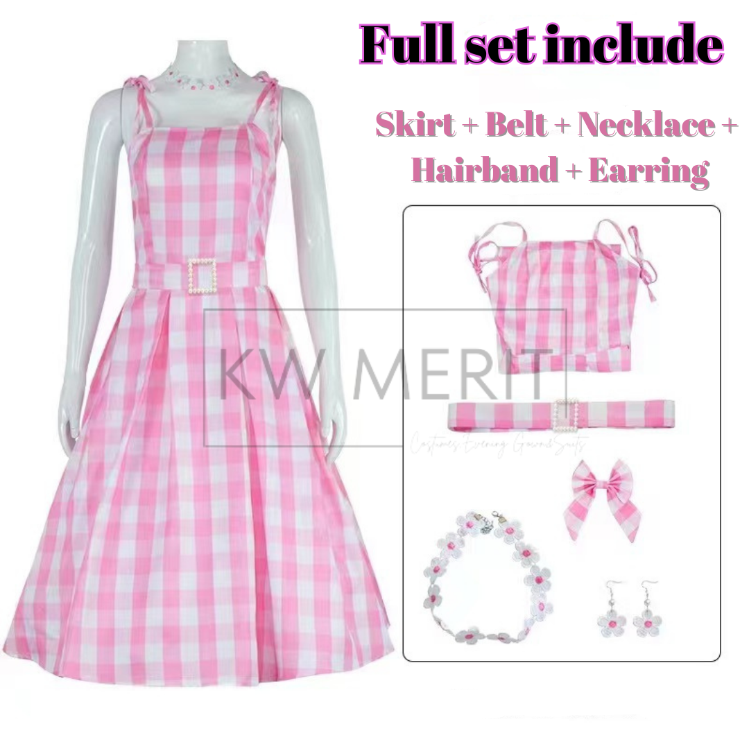 Movie Barbie Costume for Kids & Adult Girl and Boy