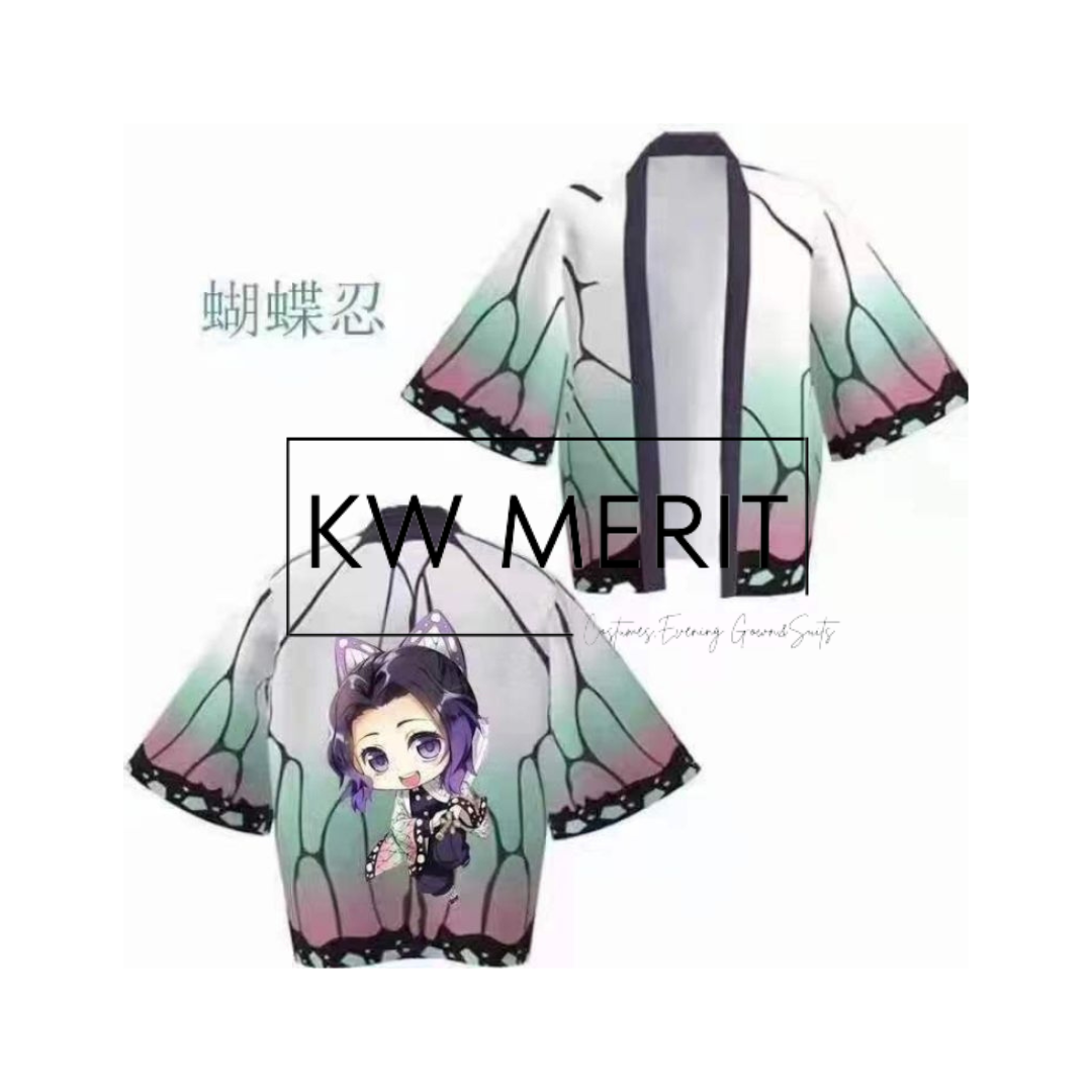 Costume Anime Kids Haori (Tanjiro)