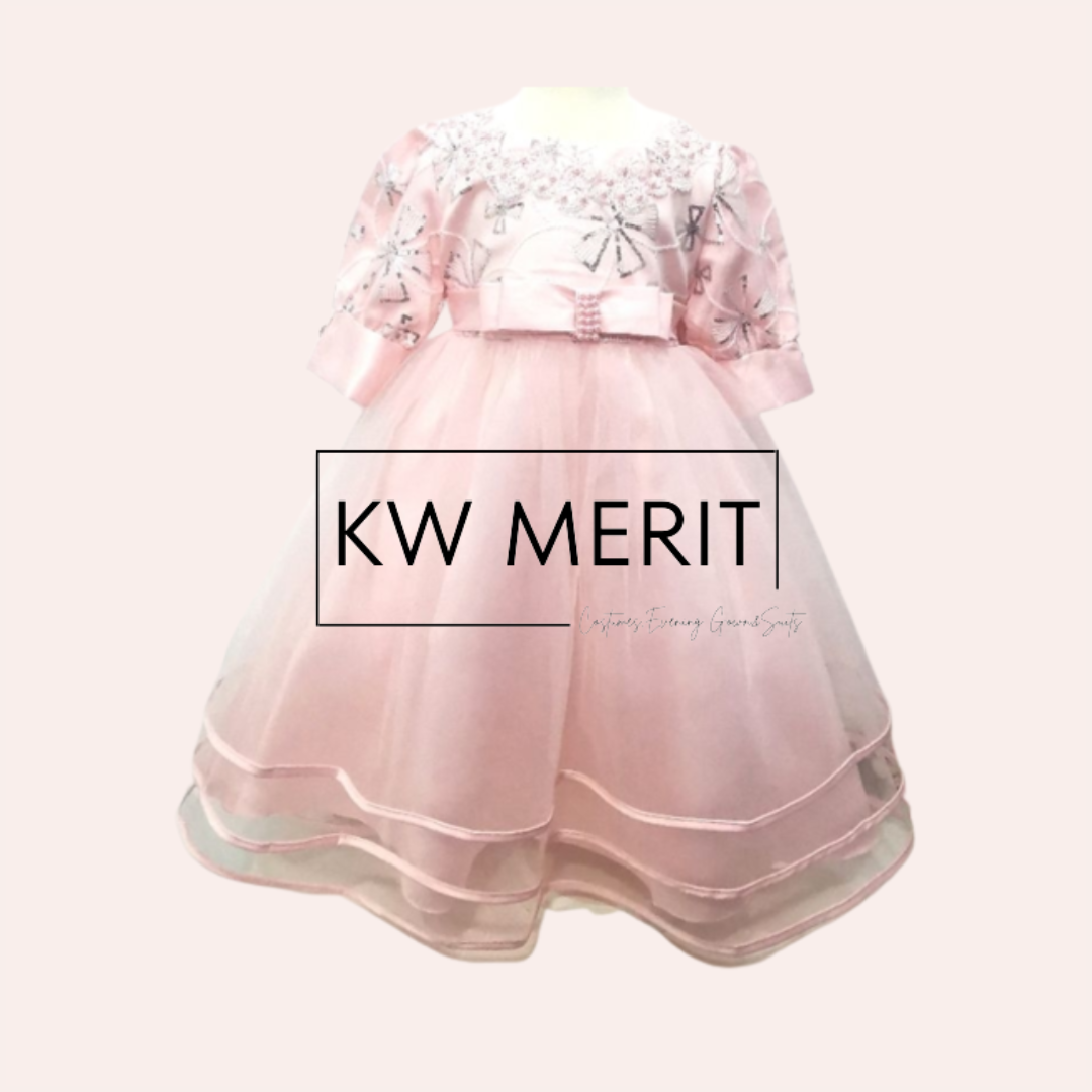 [Smoothies Kids] Cotton Lace Maxi Premier Gown [2Y - 12Y]