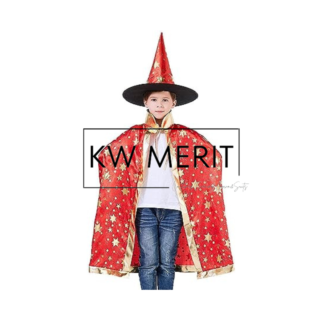 Halloween Kids Colorful Shining Cape