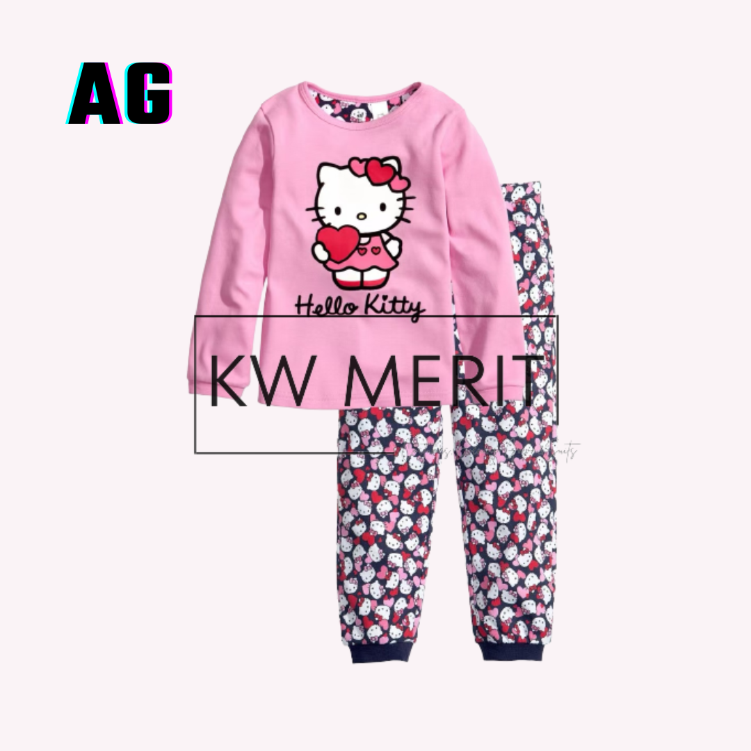 Kids cotton pajamas long-sleeved shirt + long-sleeved pants (Pt. 3)