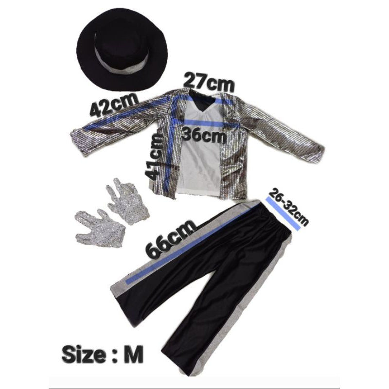 Costume Micheal Jackson Kids (2Y - 8Y)