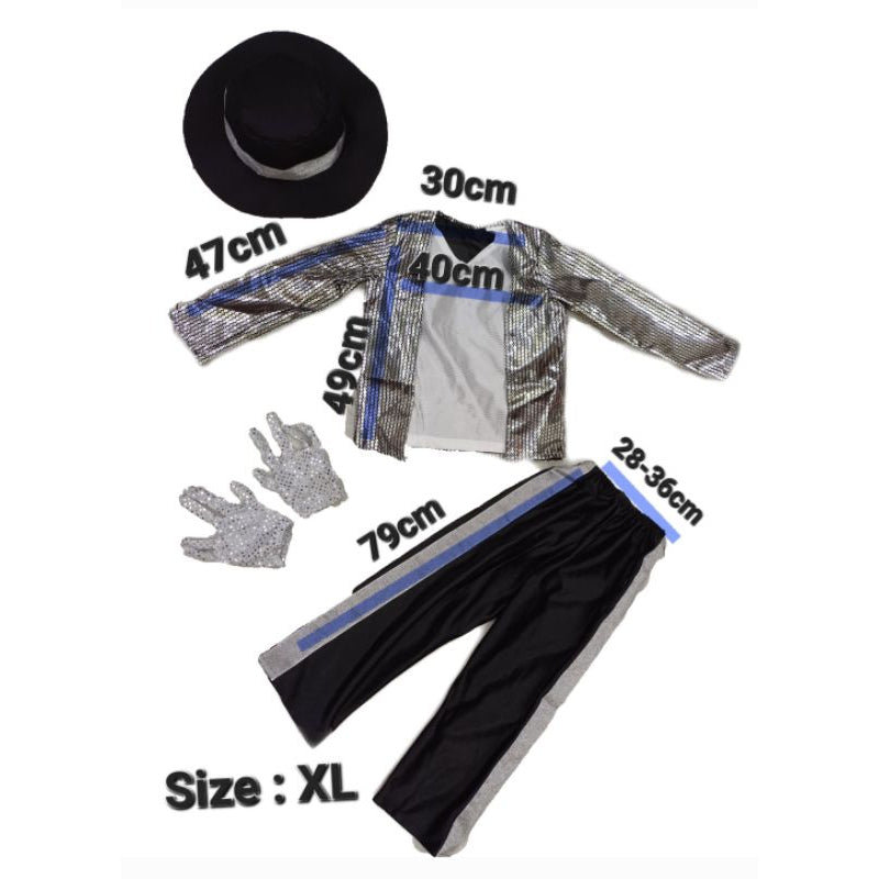 Costume Micheal Jackson Kids (2Y - 8Y)