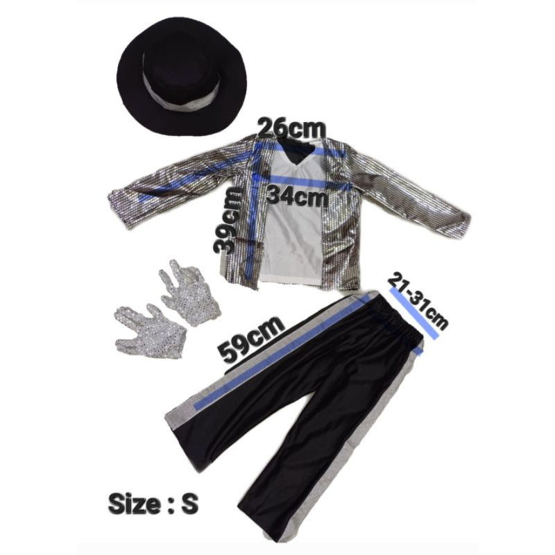 Costume Micheal Jackson Kids (2Y - 8Y)