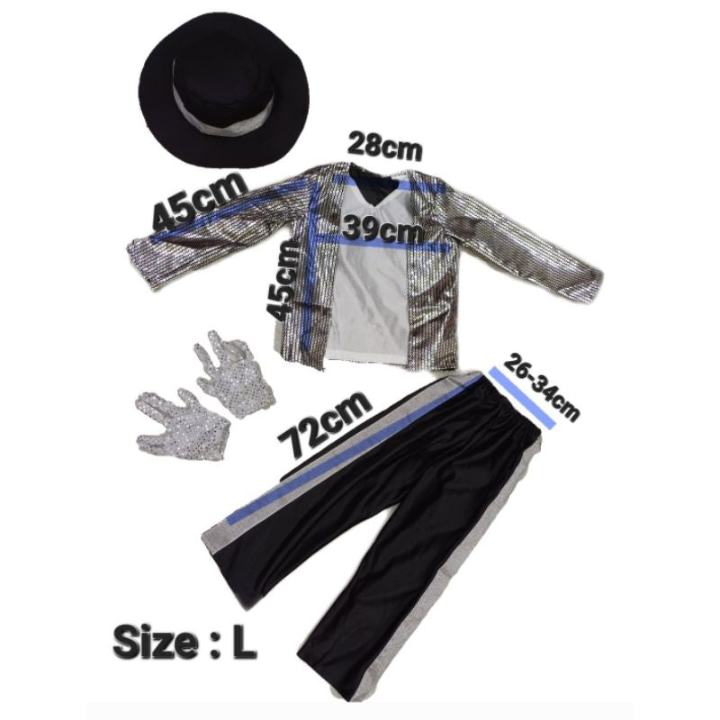 Costume Micheal Jackson Kids (2Y - 8Y)